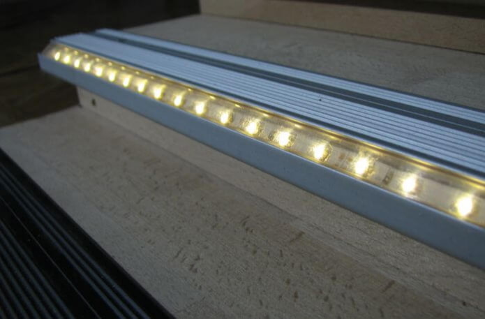 installatie van trapverlichting