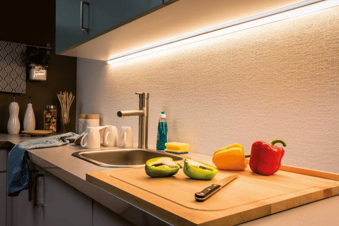 LED-strip in de keuken