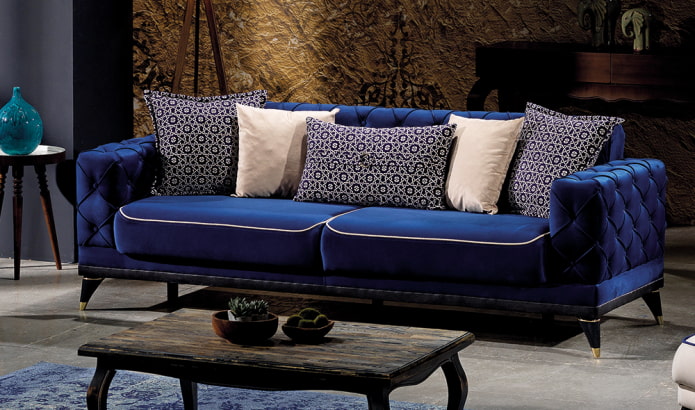 symmetrische opstelling van kussens