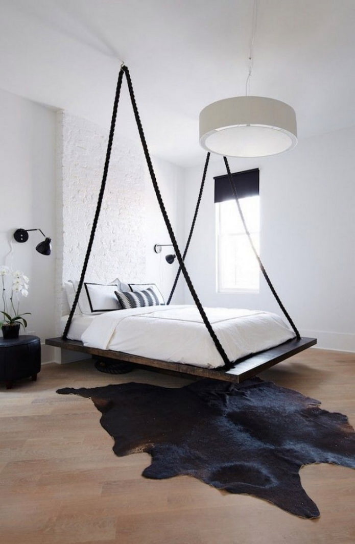 hangbed in de slaapkamer