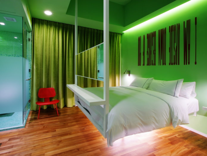 hangbed in de slaapkamer
