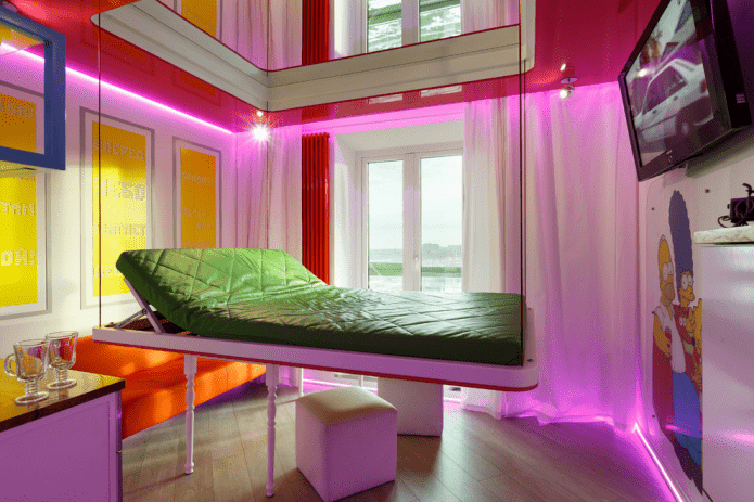 hangbed-transformator in het interieur