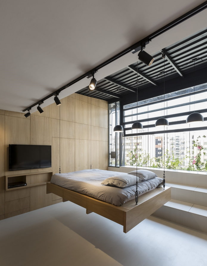 hangbed in het interieur