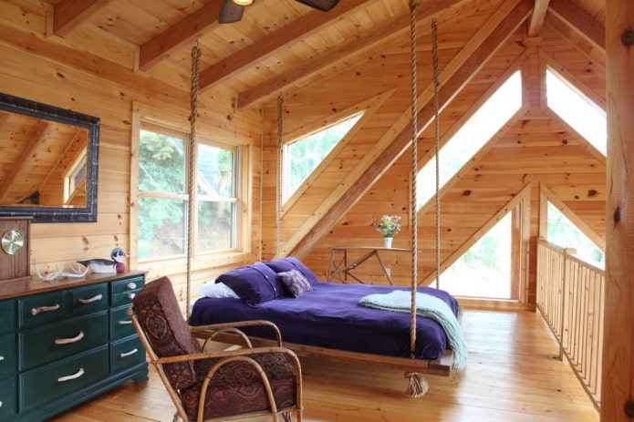 hangbed in landelijke stijl
