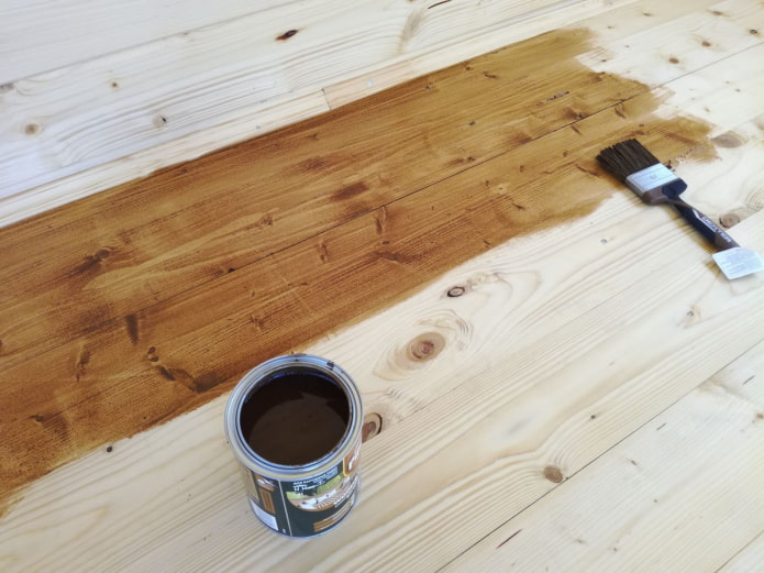 hout olie