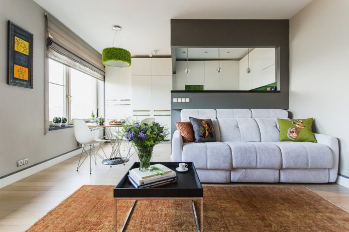 De muren in twee verschillende kleuren schilderen