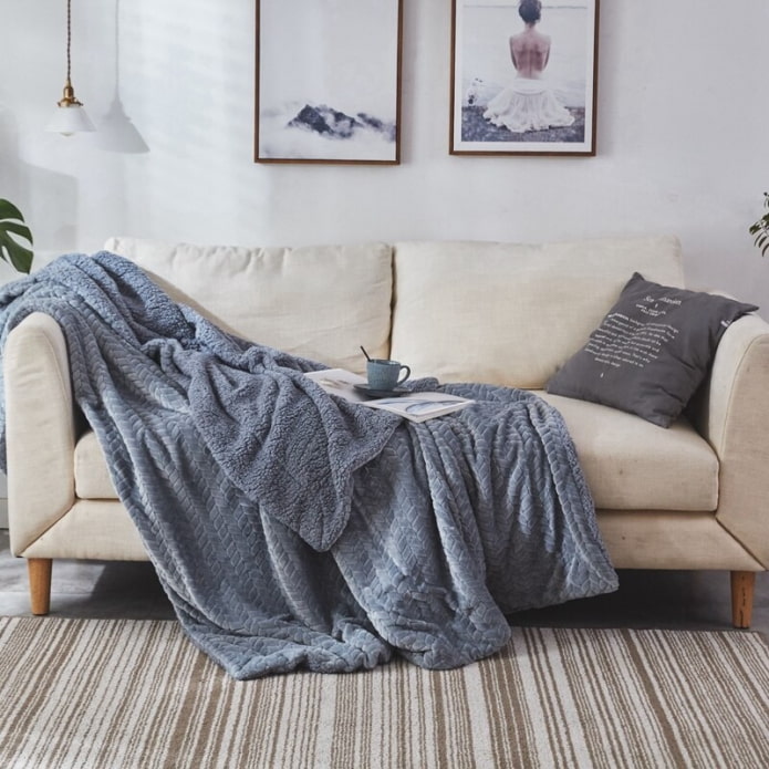 bankhoes in het interieur