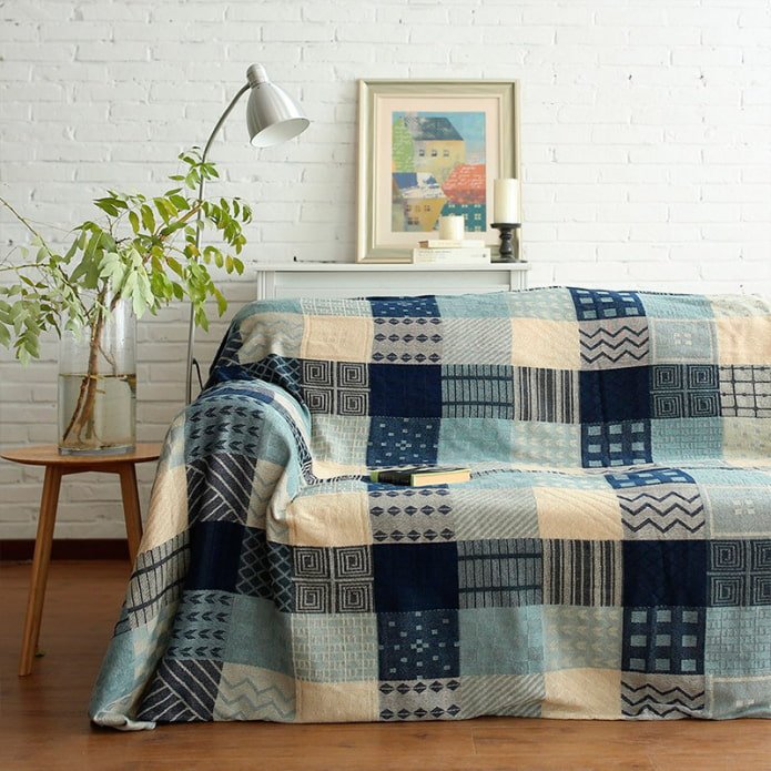 locatie van de bankhoes in het interieur