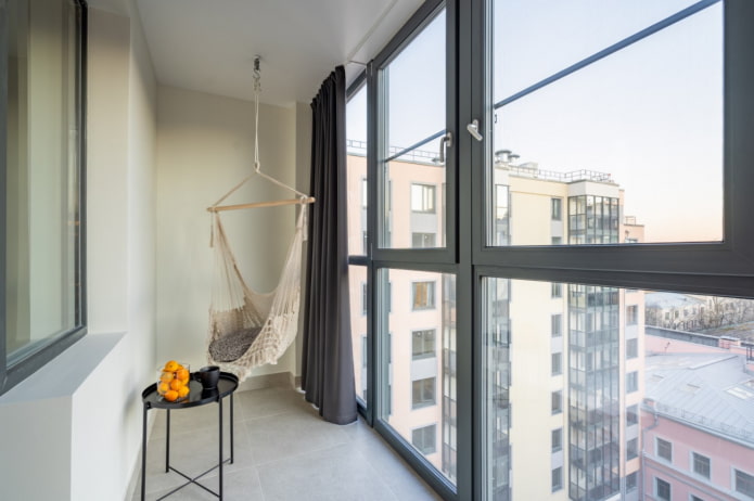 vloer op een panoramisch balkon