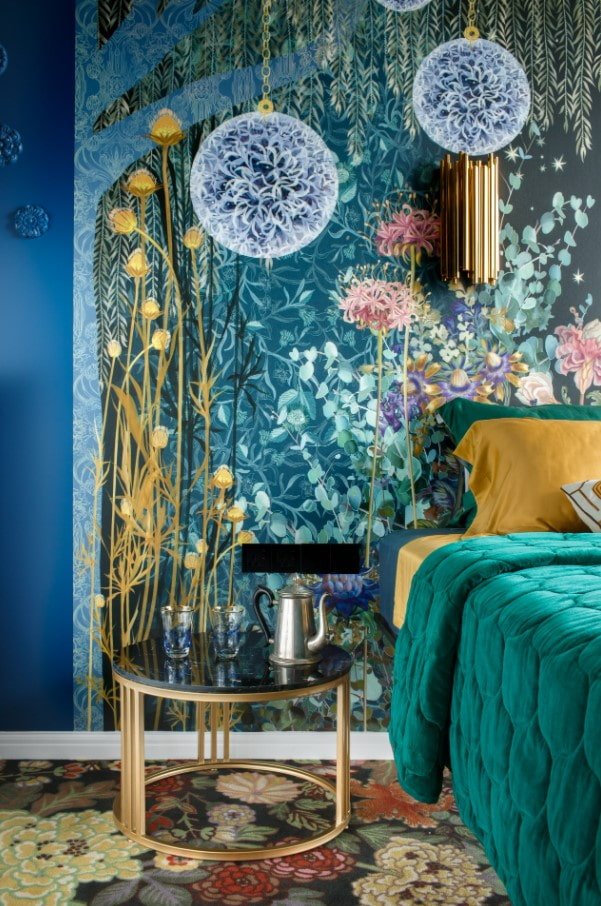 accent op de vloer in het interieur