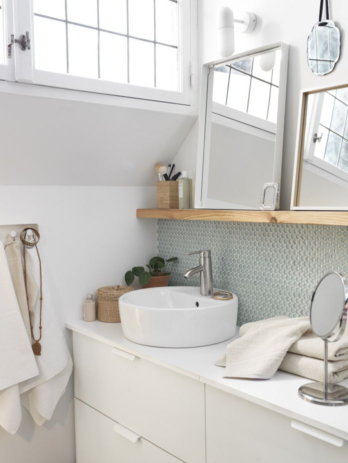 Beige houten plank