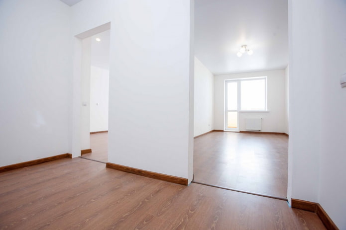 afwerking van het appartement