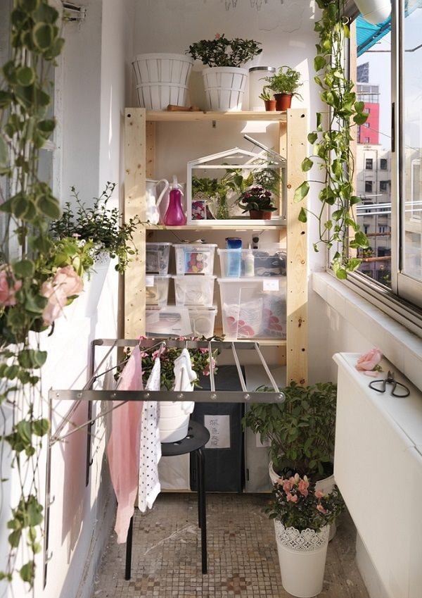 Bijkeuken op de loggia