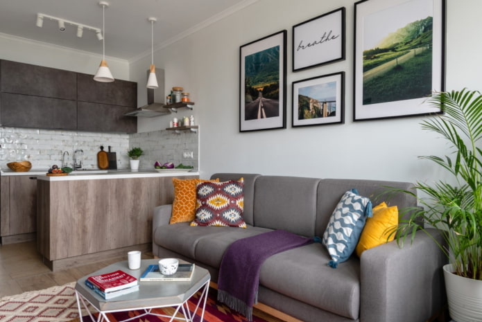 4 posters in het interieur