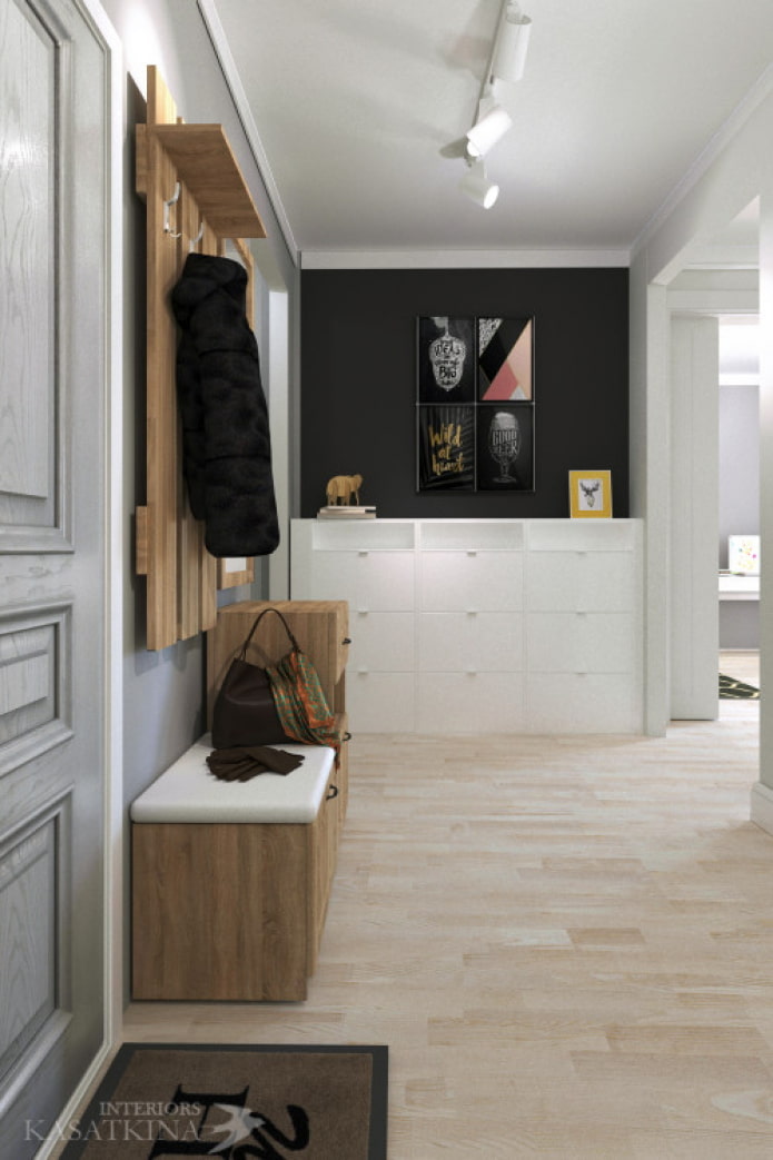 posters op een zwarte muur