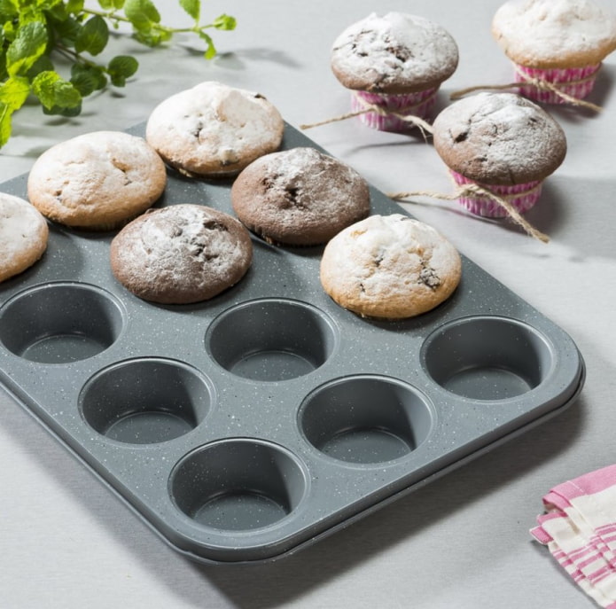 metalen muffinvorm