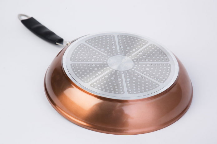 aluminium koekenpan voor inductiekookplaat