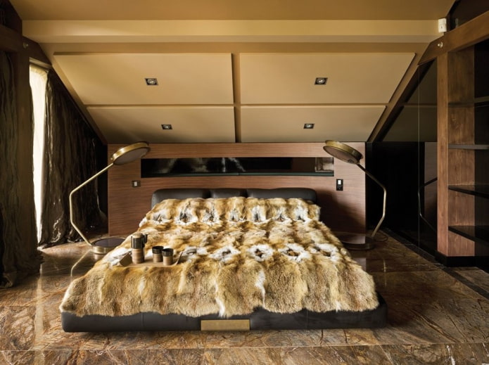 Slaapkamer op zolder