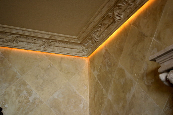 plafondlijsten met verlichting