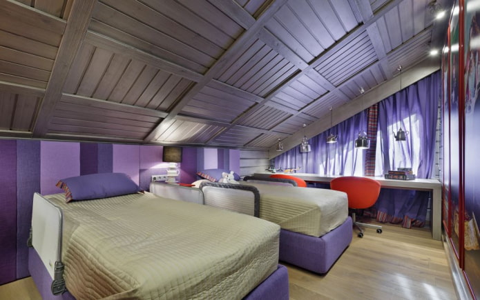 plafondpanelen in moderne stijl