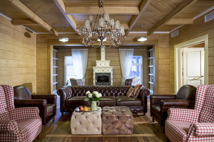 lichthouten woonkamer