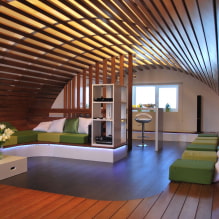 Het plafond afwerken in een houten huis-4