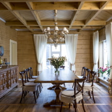 Het plafond afwerken in een houten huis-5