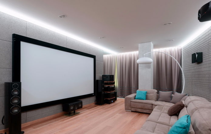 zwevend plafond in de hal