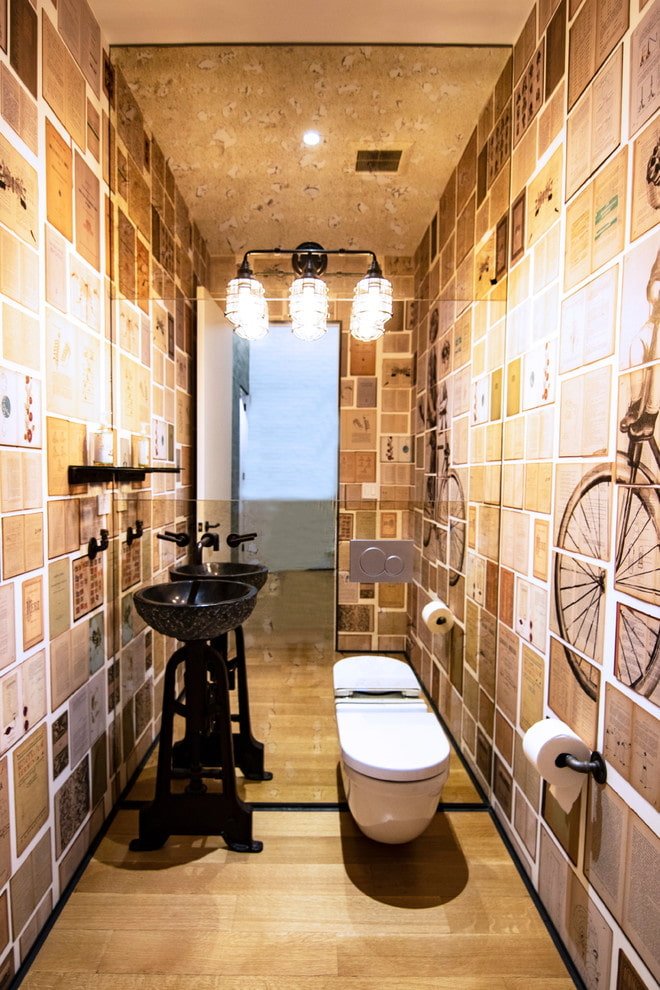 badkamerdecoratie in loftstijl