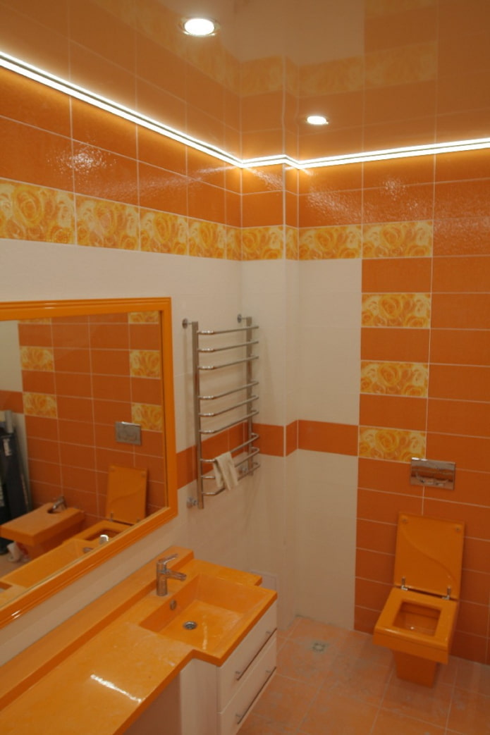 spanplafond in de badkamer