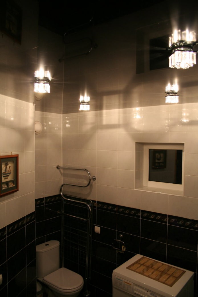 spanplafond in de badkamer