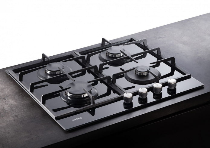 gaskookplaat voor de keuken