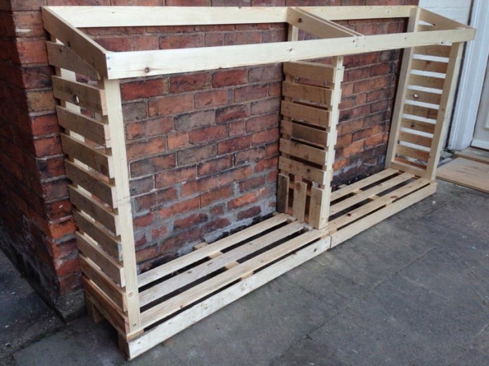 pallets voor brandhout