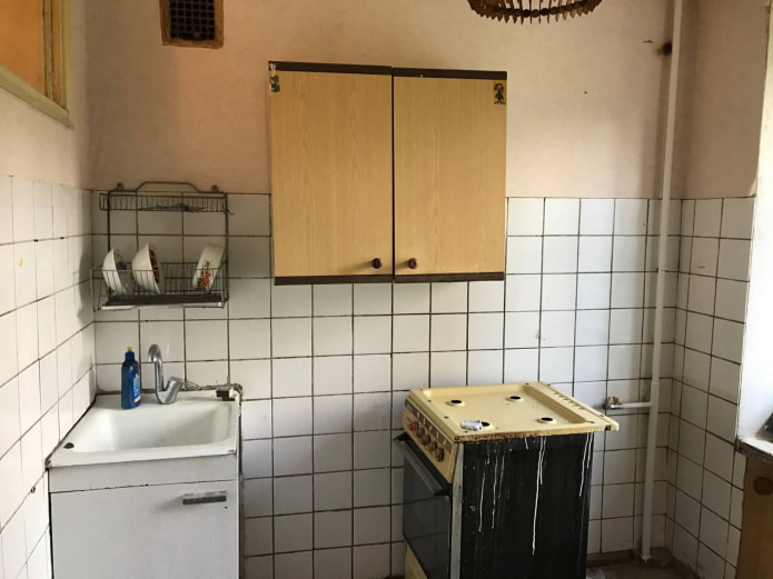 Keuken voor de make-over