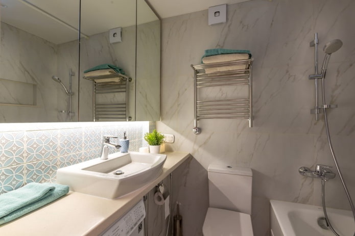 Badkamer na de renovatie
