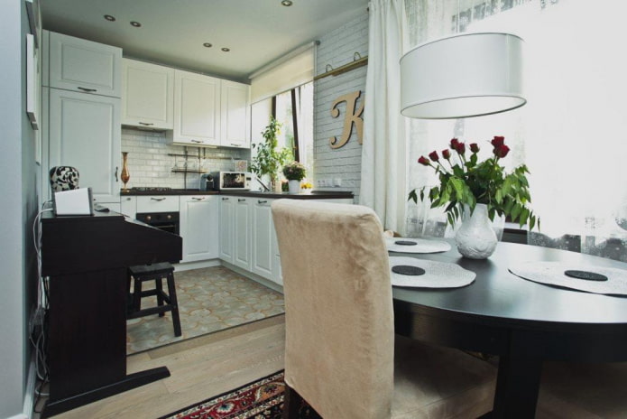 Keuken-eetkamer
