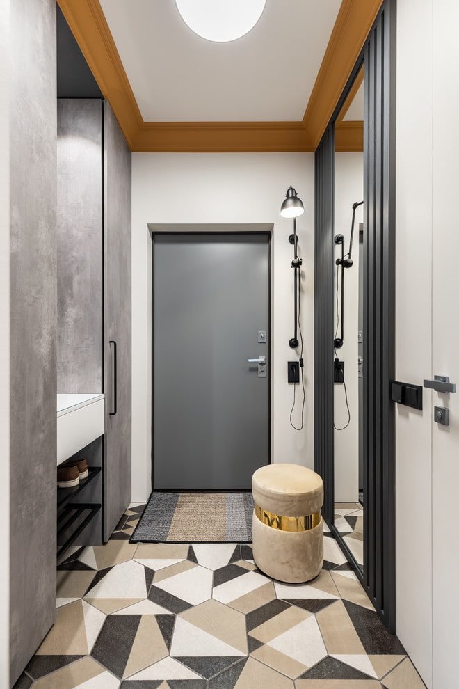 inrichting van de gang in een Chroesjtsjovisch appartement