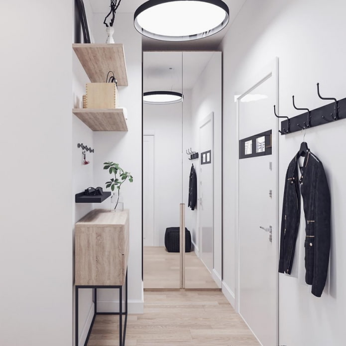 moderne stijl in de hal