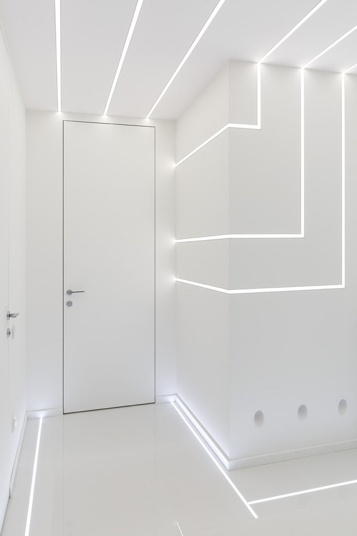 Minimalisme in een kleine hal
