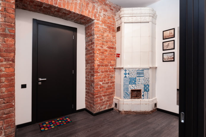 loft-stijl gang in het interieur van het huis