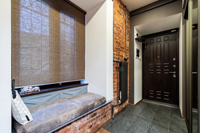 loft-stijl gang in het interieur van het huis