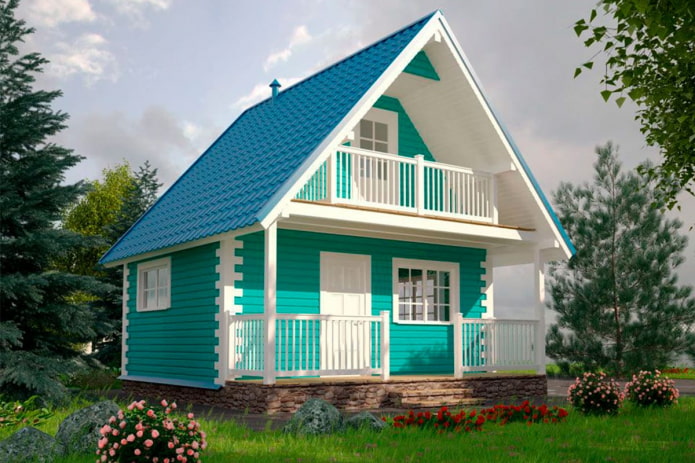 Turquoise huis