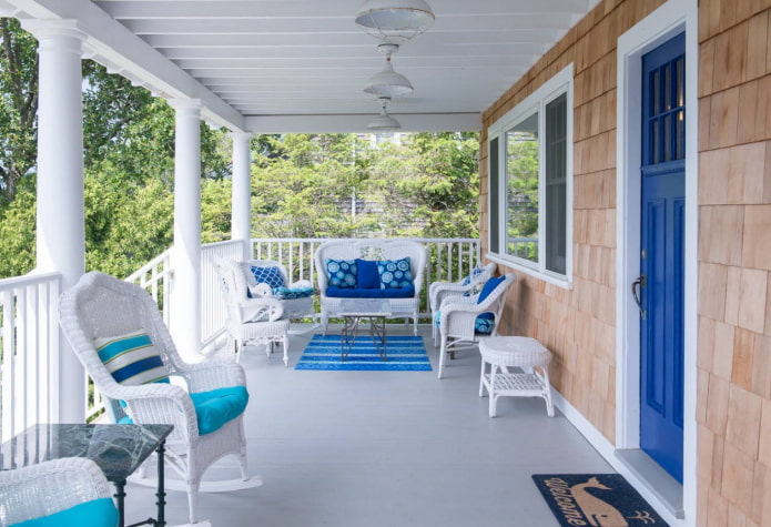 veranda in mediterrane stijl