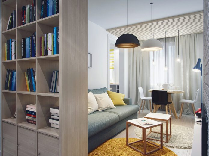 woonkamer met eettafel