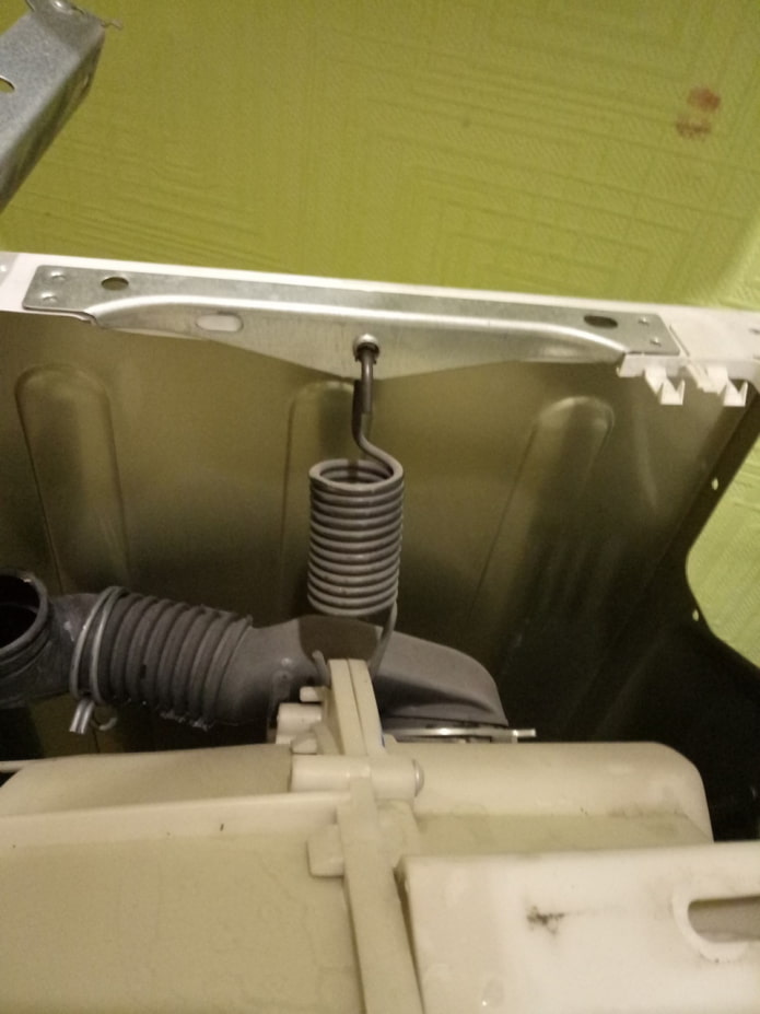 Veer in de wasmachine