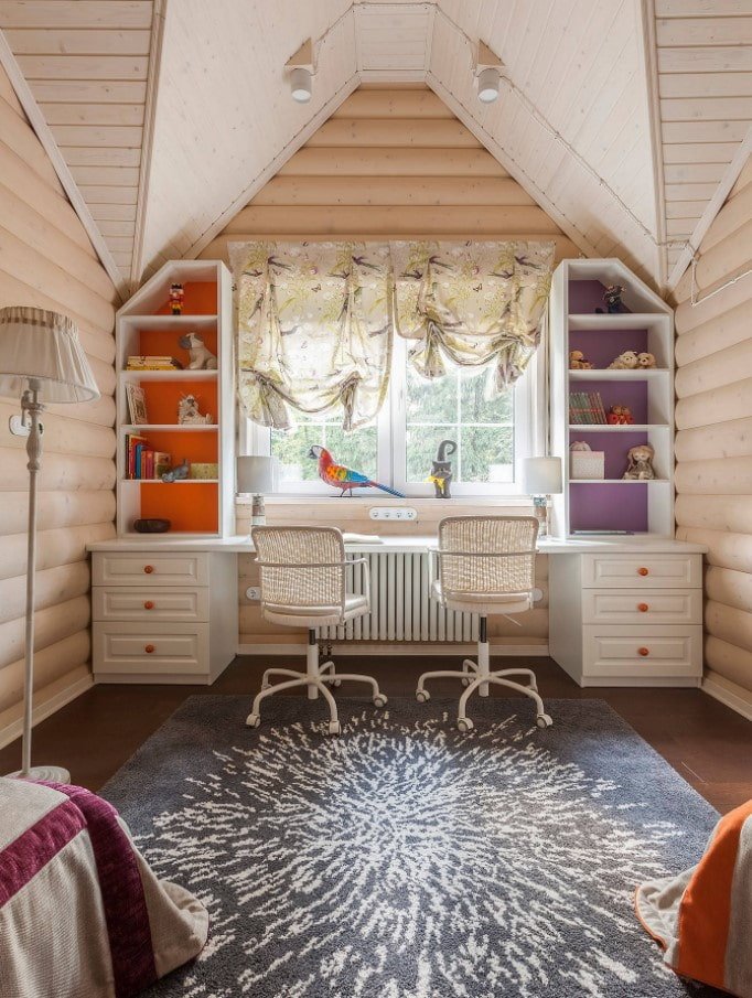 kinderkamer voor twee zussen