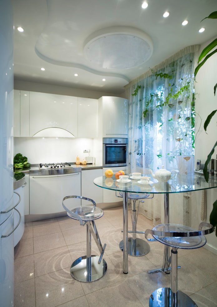 spanplafond in de keuken