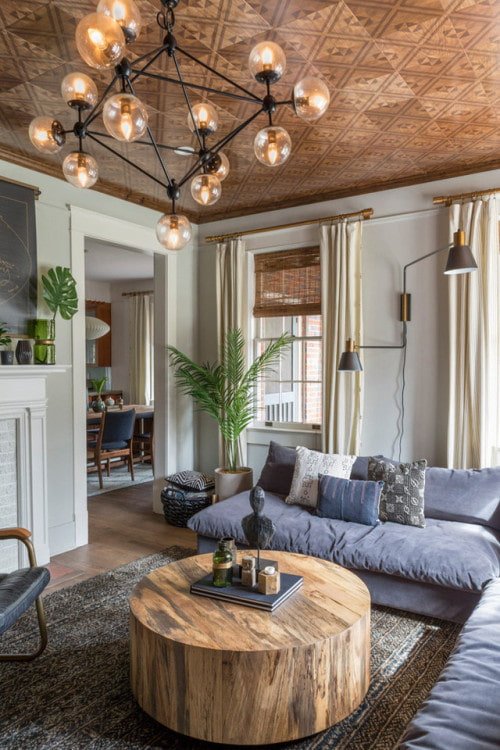 woonkamer in ecostijl