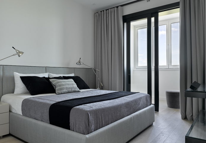 schuifbalkondeuren in het interieur