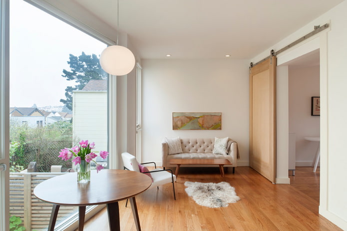 schuifluiken in het interieur